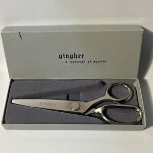 Gingher Vintage Pinking Shears Scissors  w/ Original Box